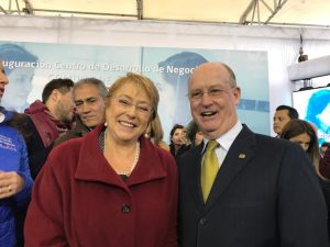 Con S.E. Presidenta Michelle Bachelet