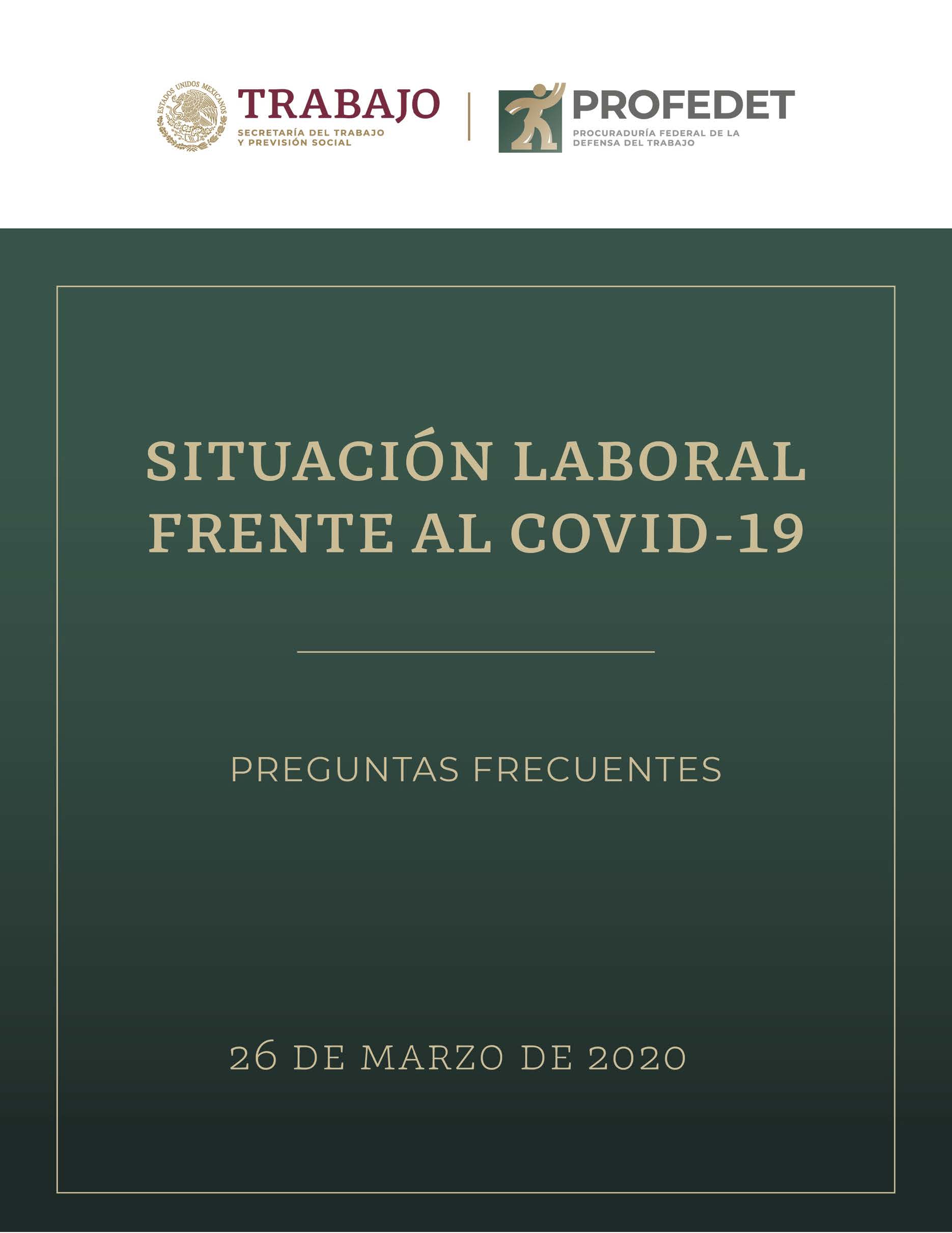 Situación laboral frente al COVID