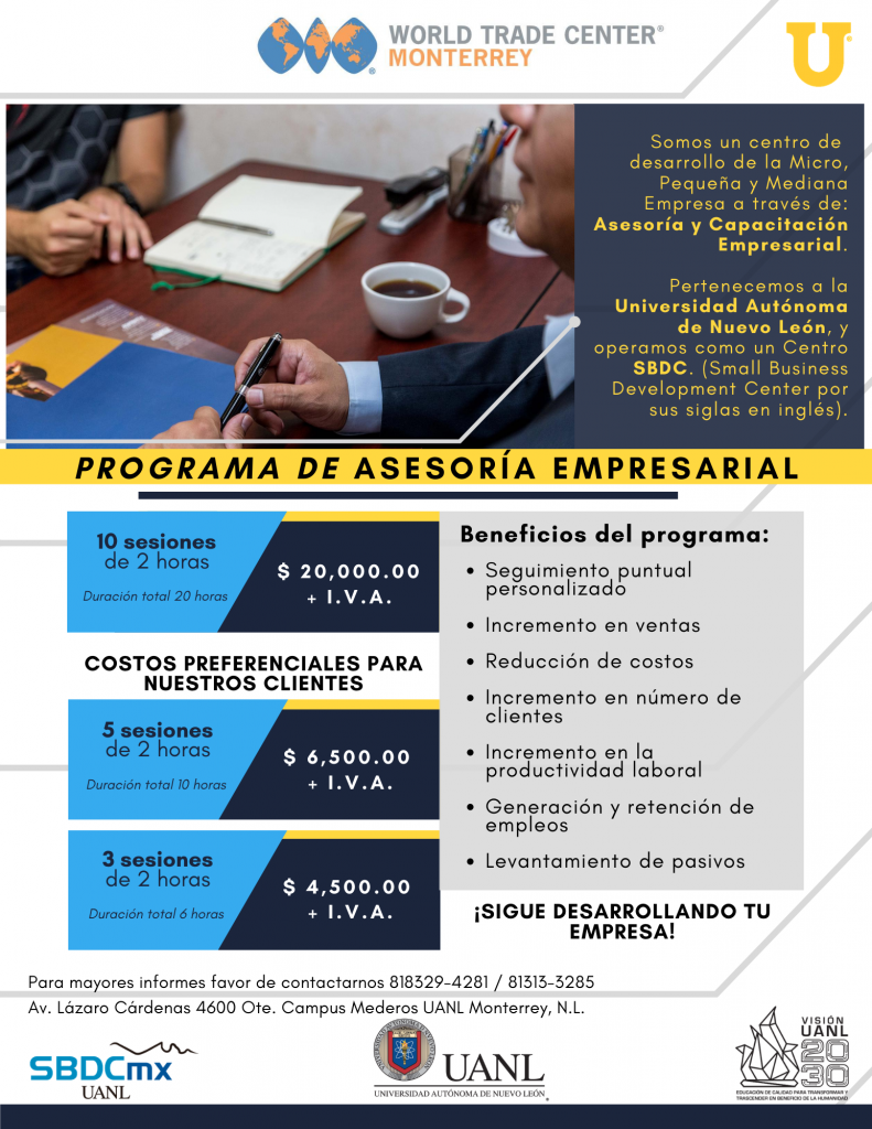 Programa de asesoría e internacionalización