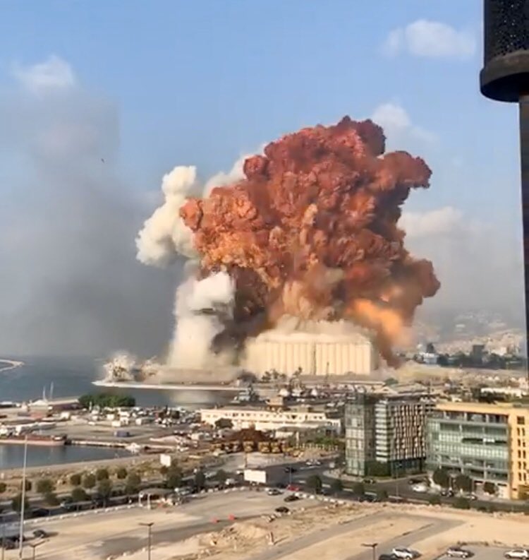 Fuerte explosión Beirut Líbano -El independiente