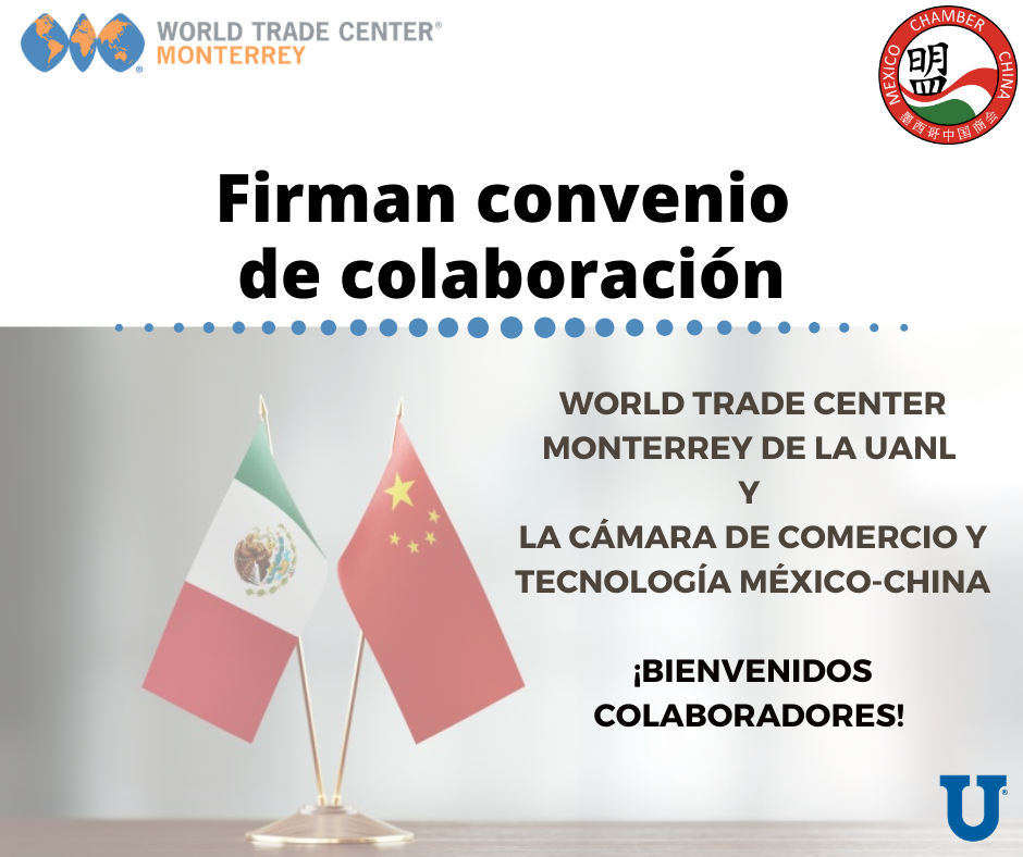 Convenio de colaboración con la Cámara de Comercio y Tecnología México-China