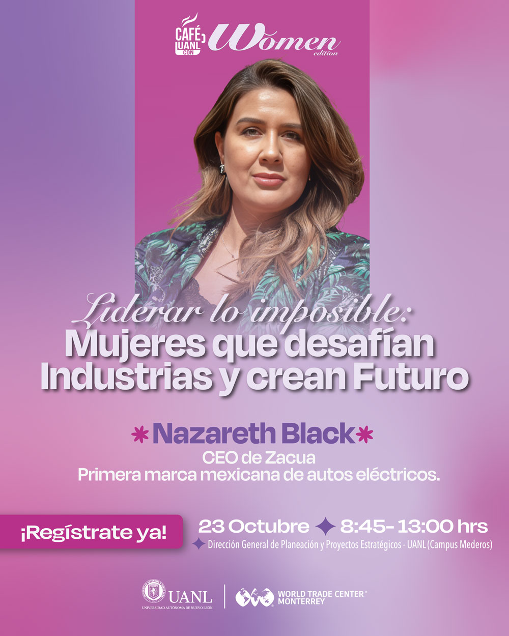 Conferencia -Liderar lo imposible: Mujeres que desafían Industias y crean Futuro