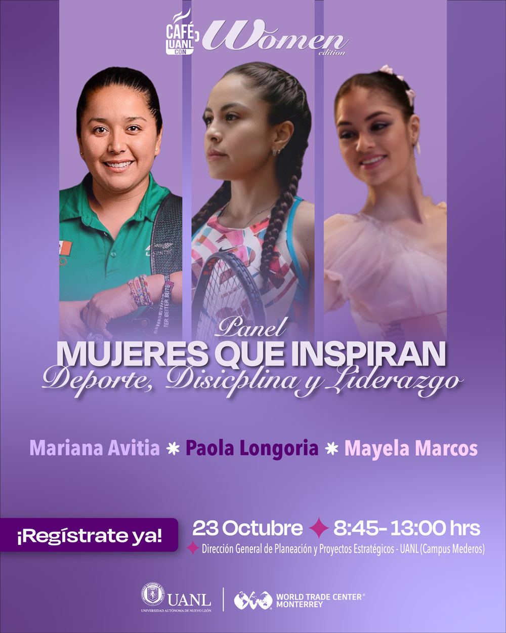 Panel 1 -Mujeres que Inspiran – Deporte, Disciplina y Liderazgo