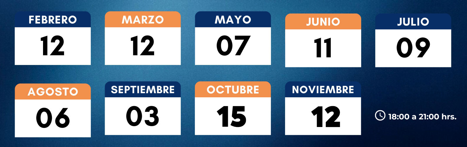 Calendario 2025 de WTC Talks