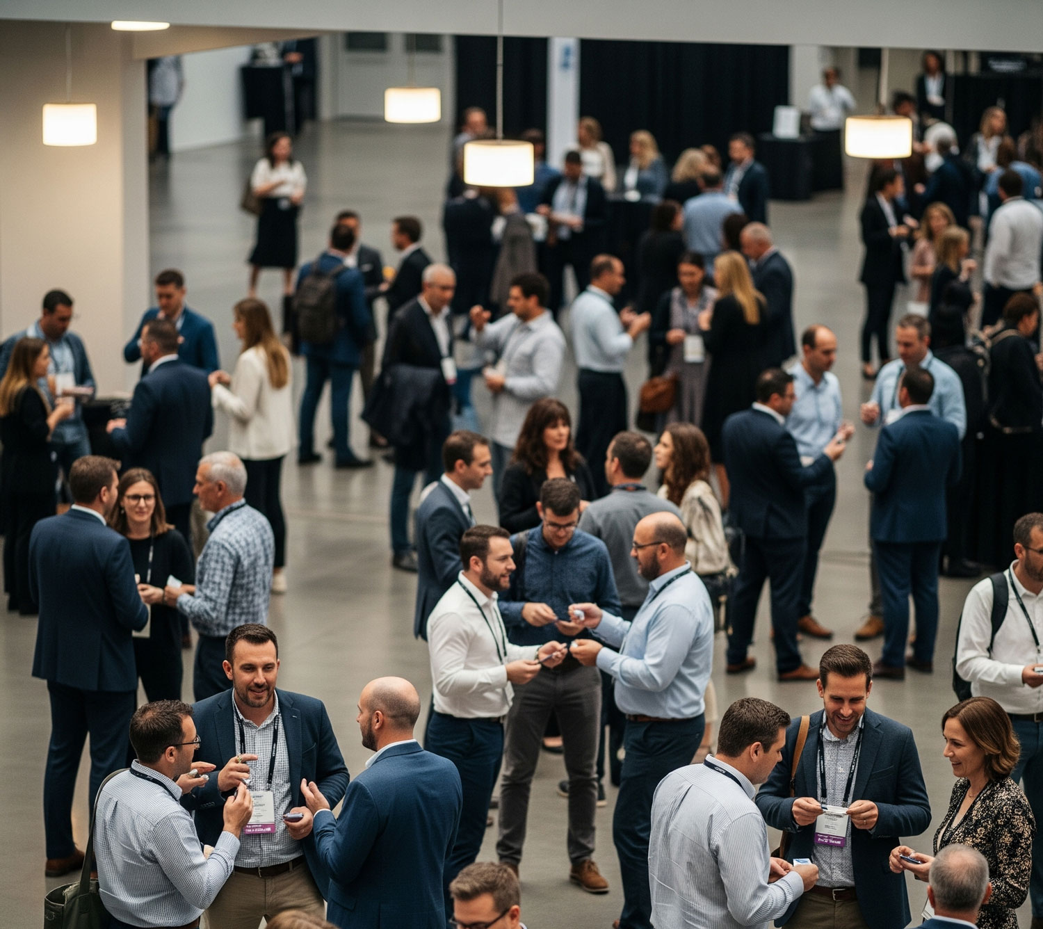 Hay una conferencia de networking, hay muchas personas en eventos y networking Muchas personas en una conferencia, hay eventos y networking