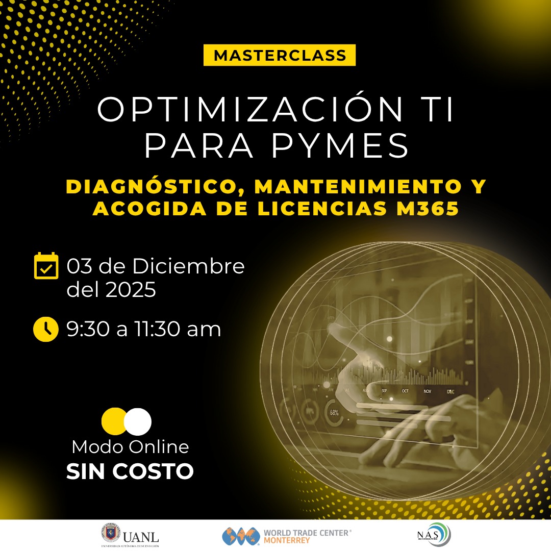 Masterclass: Optimización TI para PYMES – Diagnóstico, mantenimiento y licencias Microsoft 365