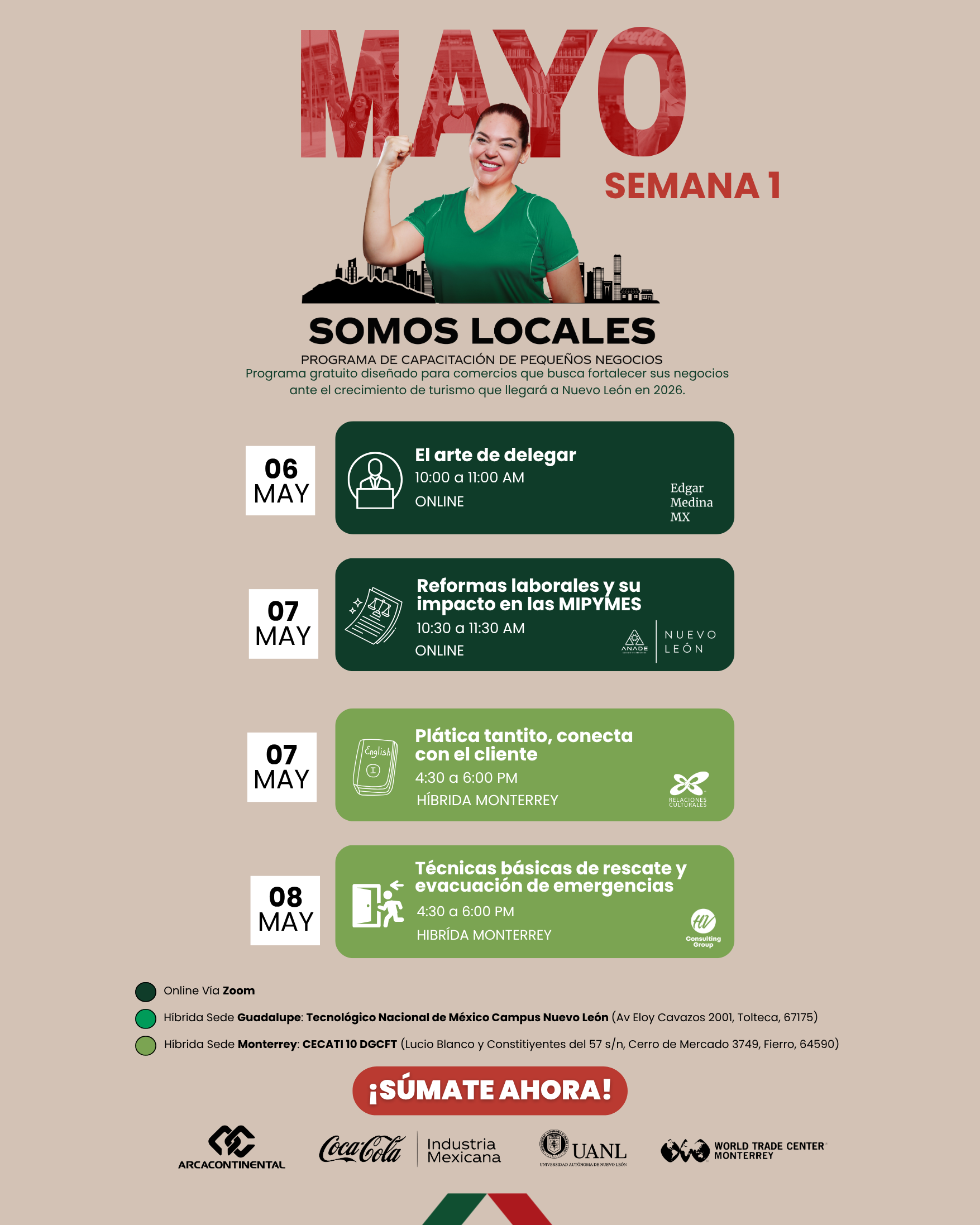 Somos LOCALES 6 al 8 de mayo