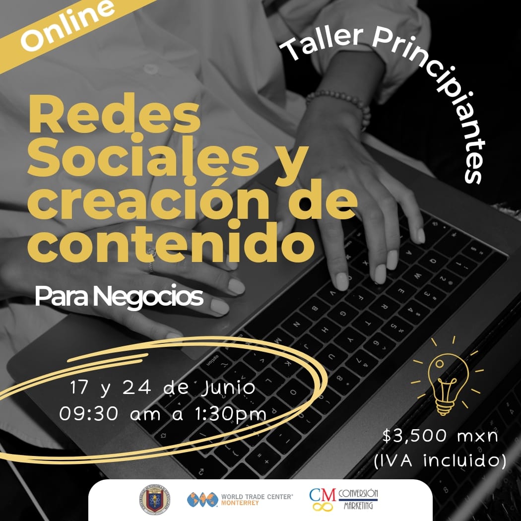 Taller: Redes Sociales y Creación de Contenido para negocios Principiante