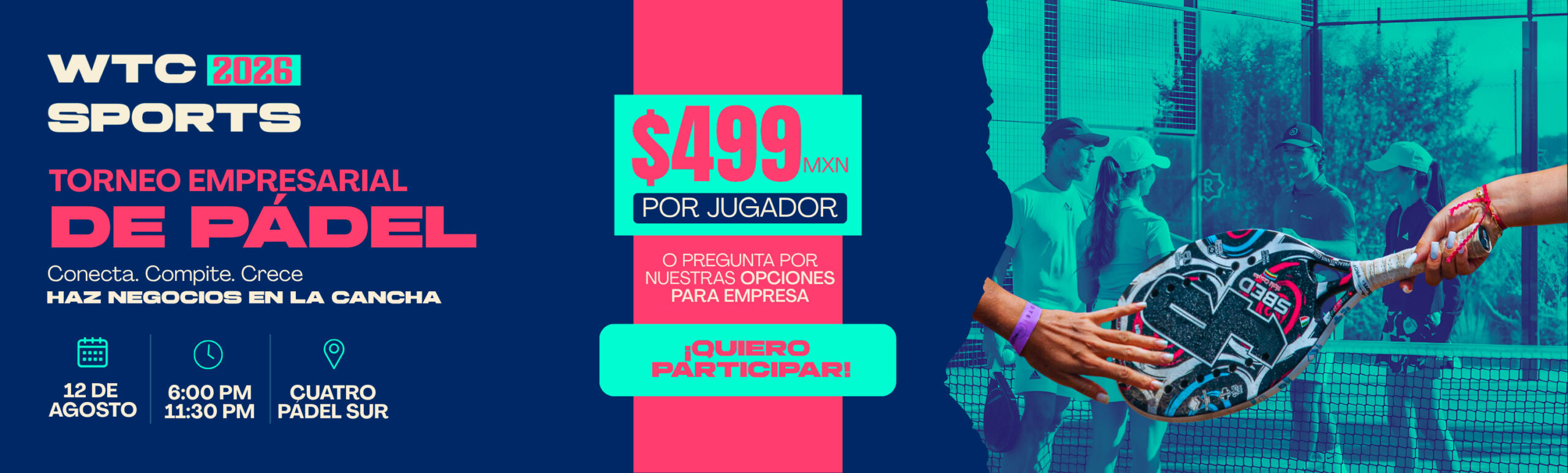 WTC SPORTS 2026 - Edición Pádel Empresarial