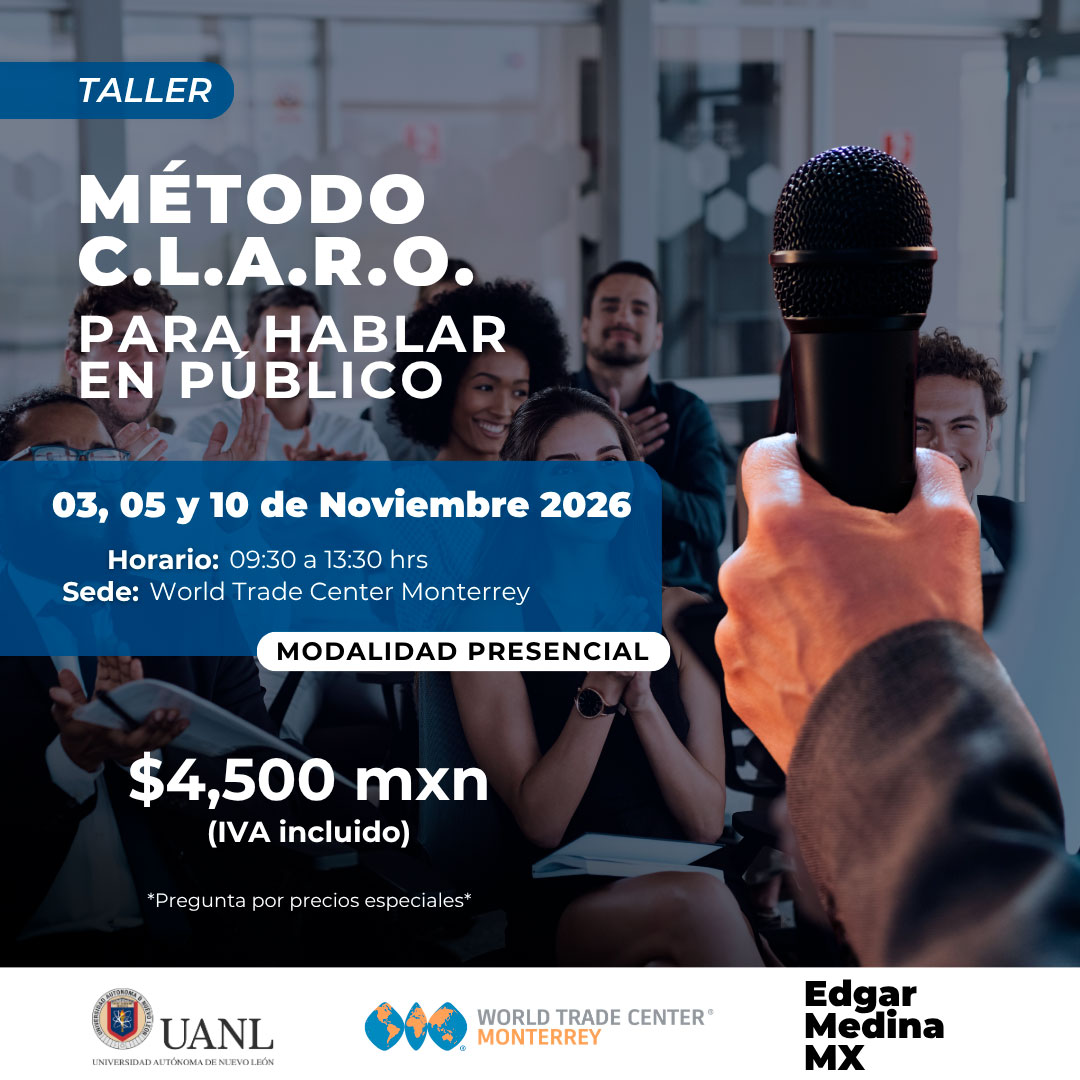 Método C.L.A.R.O para hablar en público Método C.L.A.R.O para hablar en público